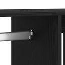 vidaXL fekete tölgyfa ruhásszekrény 80 x 40 x 110 cm