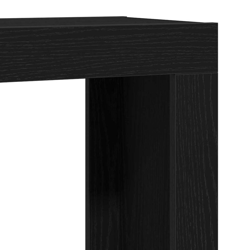 vidaXL Fészekasztal 3 pcs Musta tammi 61 x 30 x 50 cm Faanyag