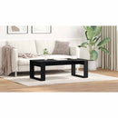 vidaXL Dohányzóasztal Fekete tölgy 102 x 50 x 35 cm Faanyag