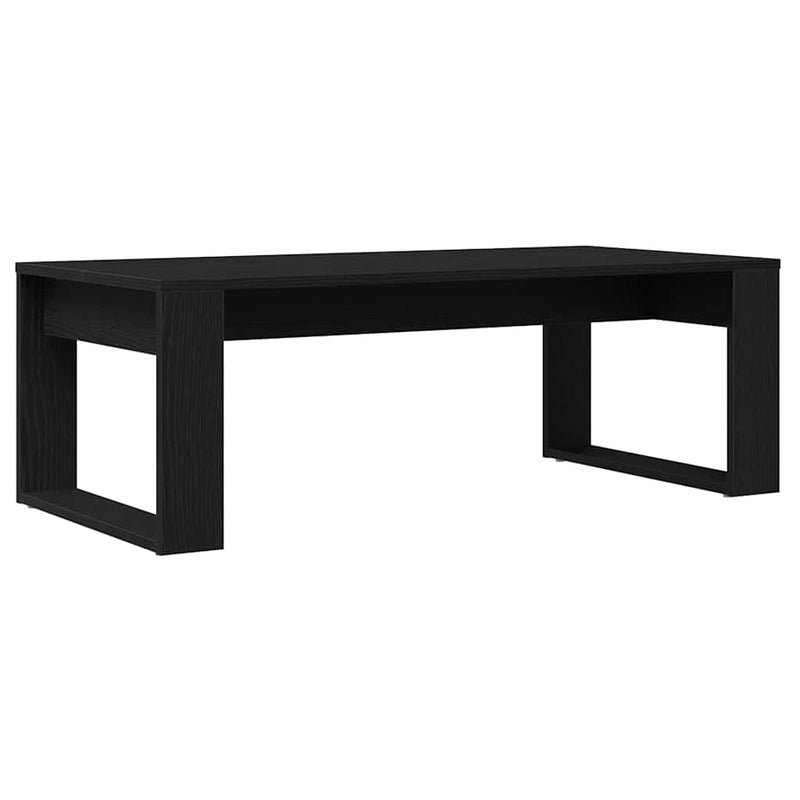 vidaXL Dohányzóasztal Musta tammi 102 x 50 x 35 cm Faanyag