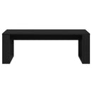 vidaXL Dohányzóasztal Musta tammi 102 x 50 x 35 cm Faanyag