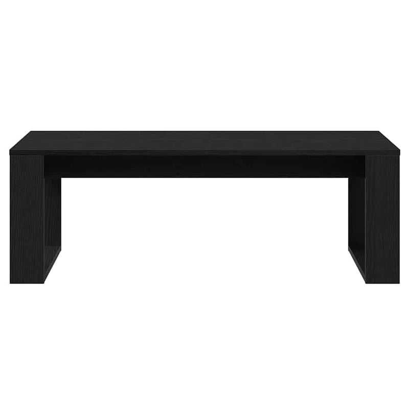 vidaXL Dohányzóasztal Musta tammi 102 x 50 x 35 cm Faanyag