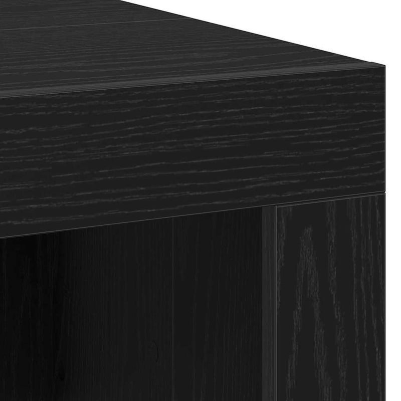 vidaXL Dohányzóasztal Musta tammi 102 x 50 x 35 cm Faanyag