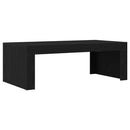 vidaXL Dohányzóasztal Fekete tölgy 102 x 50 x 35 cm Faanyag
