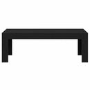 vidaXL Dohányzóasztal Fekete Faanyag