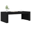 vidaXL Dohányzóasztal Fekete tölgy 102 x 50 x 35 cm Faanyag