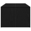 vidaXL Dohányzóasztal Fekete tölgy 102 x 50 x 35 cm Faanyag