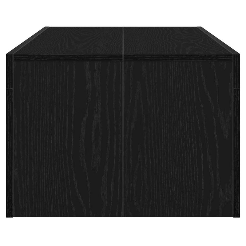 vidaXL Dohányzóasztal Musta tammi 102 x 50 x 35 cm Faanyag