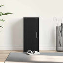 vidaXL fekete tölgy szerelt fa cipőszekrény 32x35x70 cm