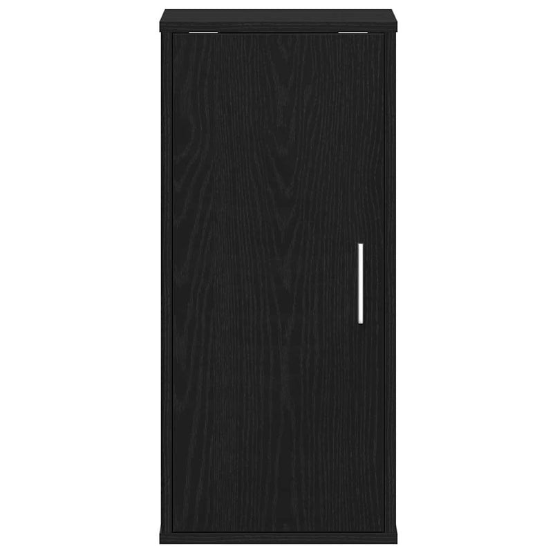 vidaXL 2 db fekete tölgy szerelt fa cipőszekrény 32x35x70 cm