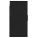 vidaXL 2 db fekete tölgy szerelt fa cipőszekrény 32x35x70 cm