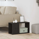 vidaXL fekete tölgy színű szerelt fa TV-szekrény 60x24x32 cm