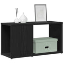 vidaXL fekete tölgy színű szerelt fa TV-szekrény 60x24x32 cm