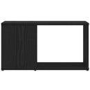 vidaXL fekete tölgy színű szerelt fa TV-szekrény 60x24x32 cm