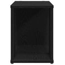 vidaXL fekete tölgy színű szerelt fa TV-szekrény 60x24x32 cm
