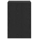 vidaXL fekete tölgyszínű szerelt fa íróasztal 101x50x76,5 cm