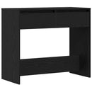 vidaXL fekete tölgyszínű szerelt fa dohányzóasztal 89x41x76,5 cm