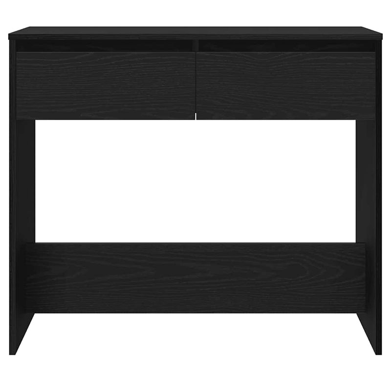vidaXL fekete tölgyszínű szerelt fa dohányzóasztal 89x41x76,5 cm