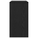 vidaXL fekete tölgyszínű szerelt fa dohányzóasztal 89x41x76,5 cm