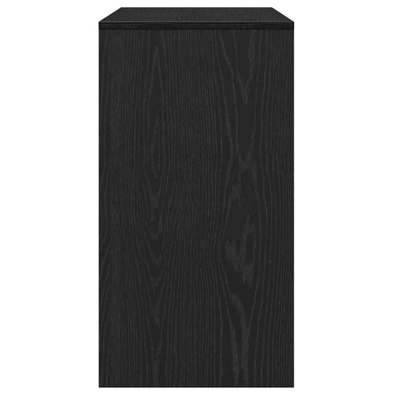 vidaXL fekete tölgyszínű szerelt fa dohányzóasztal 89x41x76,5 cm