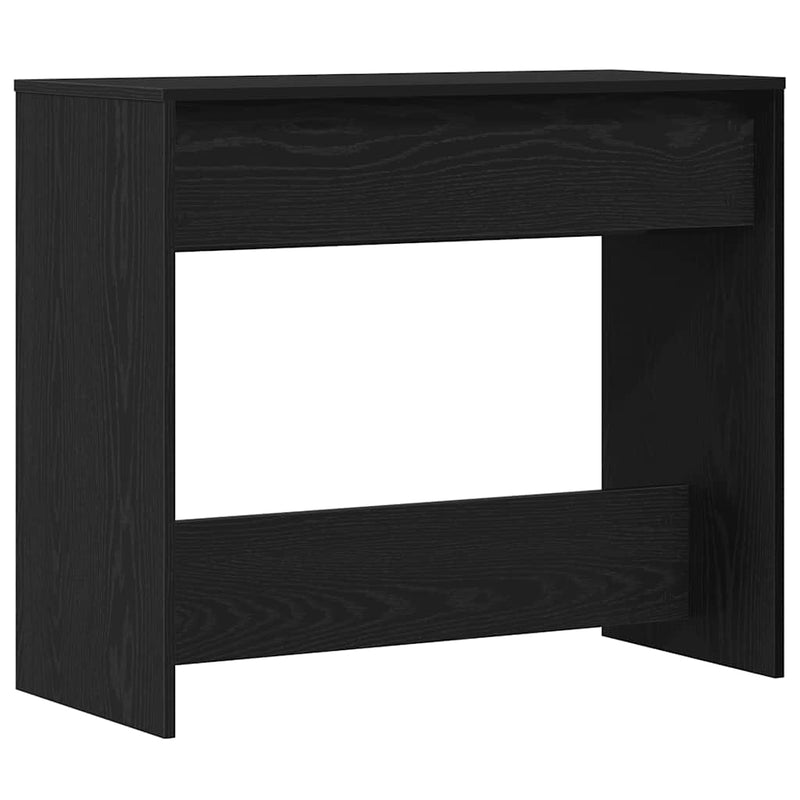 vidaXL fekete tölgyszínű szerelt fa dohányzóasztal 89x41x76,5 cm