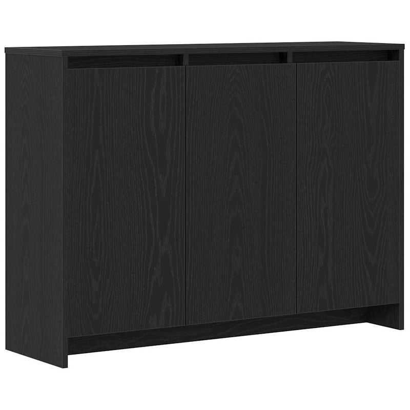 vidaXL Széf Fekete 102 x 33 x 75 cm Faanyag
