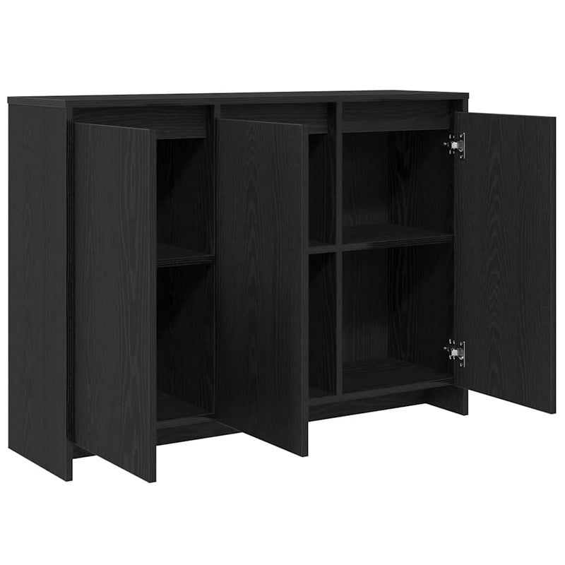 vidaXL Széf Fekete 102 x 33 x 75 cm Faanyag