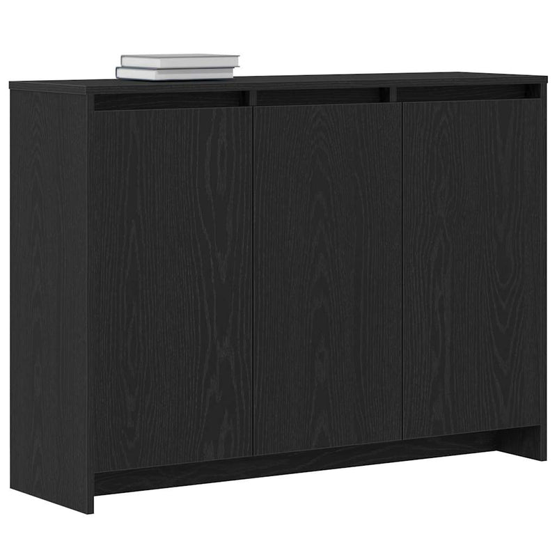 vidaXL Széf Fekete 102 x 33 x 75 cm Faanyag