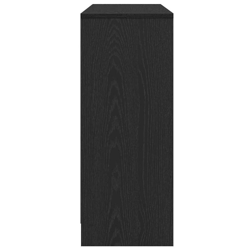 vidaXL Széf Fekete 102 x 33 x 75 cm Faanyag