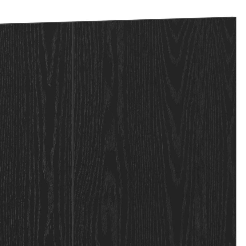vidaXL Fejtámla Musta tammi 240 x 1,5 x 80 cm Faanyag