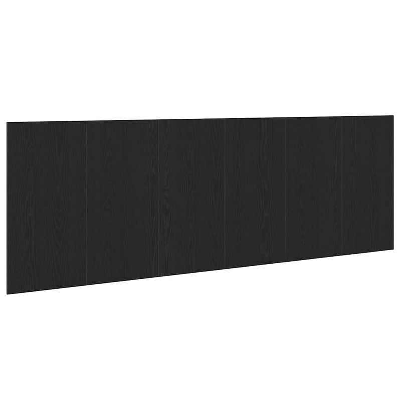 vidaXL Fejtámla Musta tammi 240 x 1,5 x 80 cm Faanyag