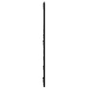 vidaXL Ágyszerkezet Fejtámla Fekete tölgy 160 x 1.5 x 80.5 cm Faanyag