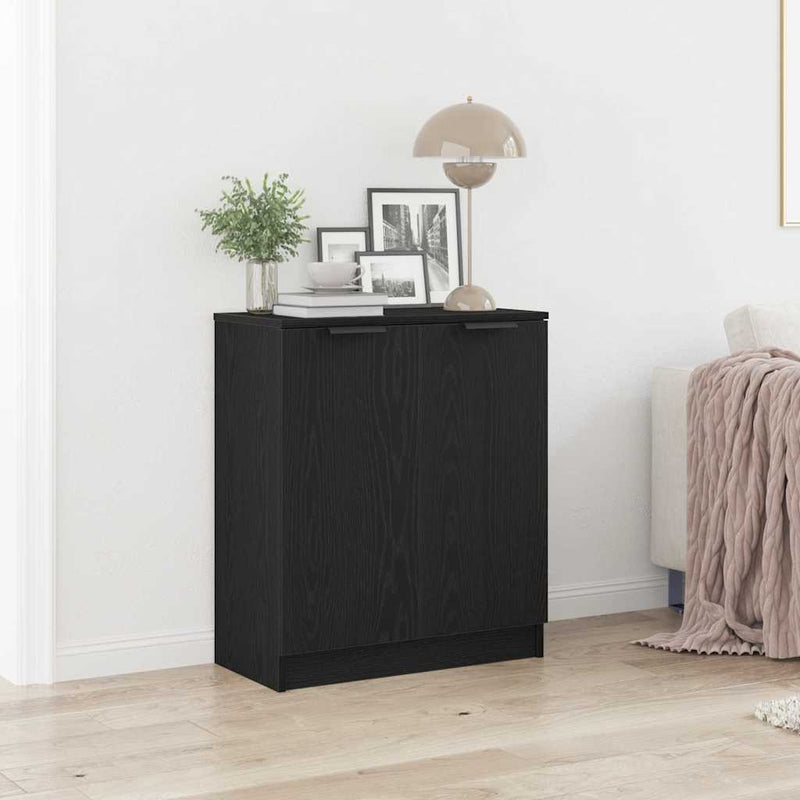 vidaXL Széf Fekete 60 x 30 x 70 cm Faanyag