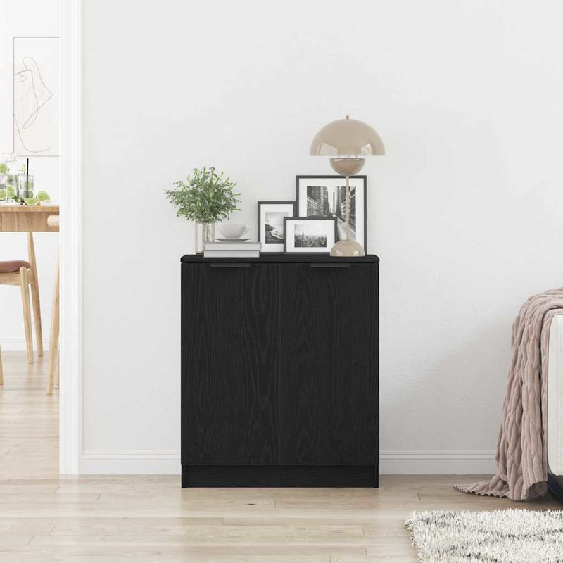 vidaXL Széf Fekete 60 x 30 x 70 cm Faanyag