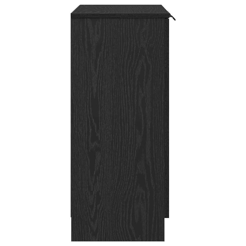 vidaXL Széf Fekete 60 x 30 x 70 cm Faanyag