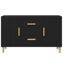 vidaXL fekete tölgy szerelt fa tálalószekrény 100 x 36 x 60 cm