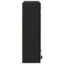 vidaXL Fürdőszobai tükrös szekrény Musta tammi 64 x 20 x 67 cm Faanyag