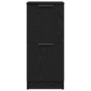 vidaXL Széf 2 pcs Musta tammi 30 x 30 x 70 cm Faanyag