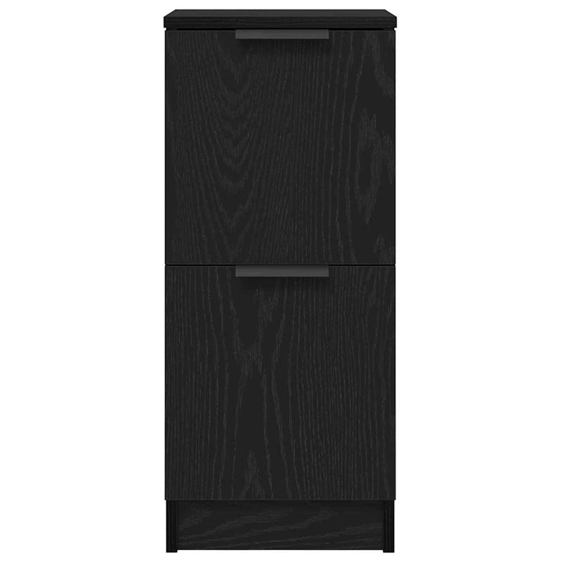 vidaXL Széf 2 pcs Musta tammi 30 x 30 x 70 cm Faanyag