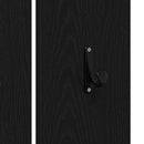 vidaXL Előszoba bútorkészlet fiókkal 4 pcs Fekete tölgy Faanyag