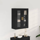 vidaXL Fali Szekrény Fekete tölgy 69,5 x 34 x 90 cm Faanyag