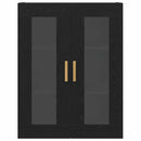 vidaXL Fali Szekrény Fekete faszínű