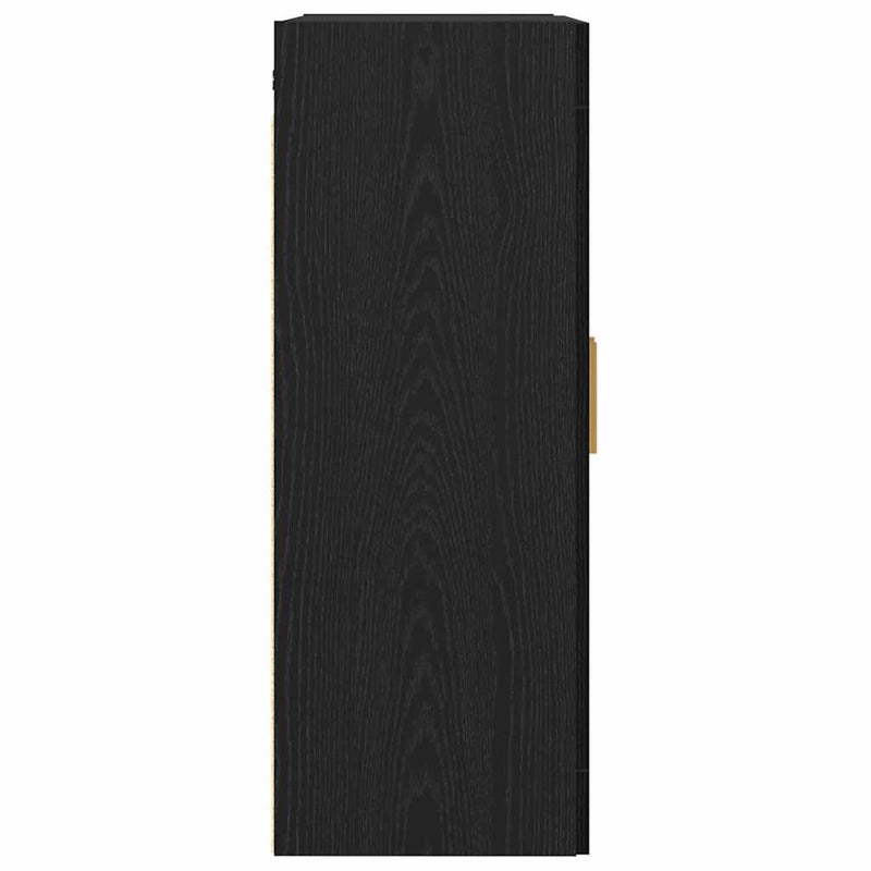 vidaXL Fali Szekrény Fekete faszínű