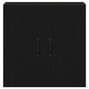 vidaXL fekete tölgyfa faliszekrény 60 x 31 x 60 cm