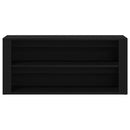 vidaXL fekete tölgyfa cipőpad 100 x 35 x 45 cm rétegelt fából