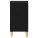 vidaXL fekete tölgyfa mosdószekrény 80 x 33 x 60 cm