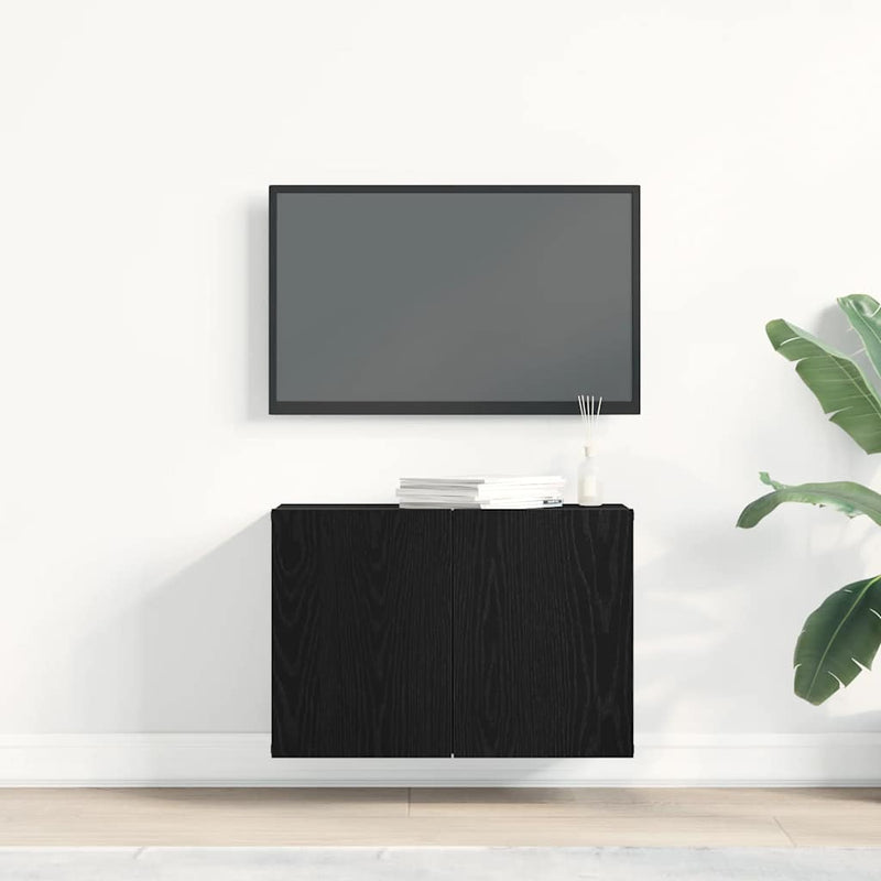vidaXL fekete tölgyfa TV-szekrény 60 x 30 x 41 cm