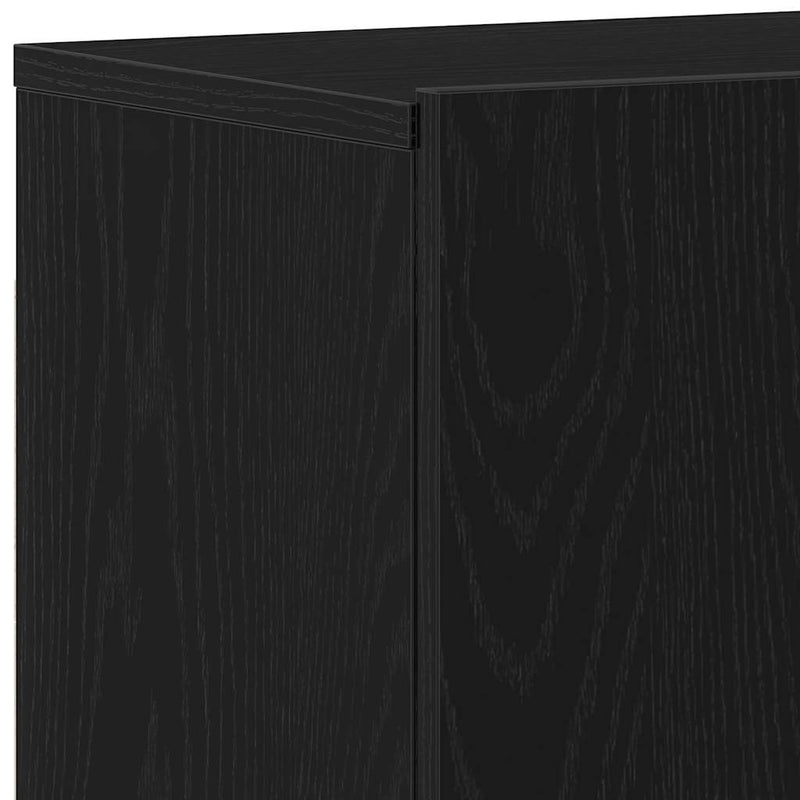 vidaXL fekete tölgyfa TV-szekrény 60 x 30 x 41 cm