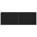 vidaXL 2 db fekete tölgyfa TV-szekrény 120 x 30 x 41 cm