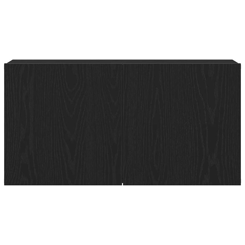 vidaXL fekete tölgyfa TV-szekrény 80 x 30 x 41 cm